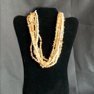 Pearls and citrine beautiful necklace.